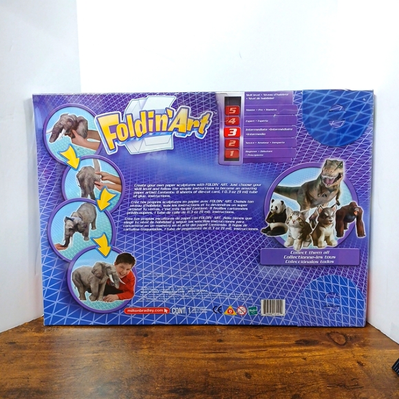 Foldin'Art 3D, Level 3 - Elephant MB Creations Level 3 Brand New Sealed - Picture 2 of 2